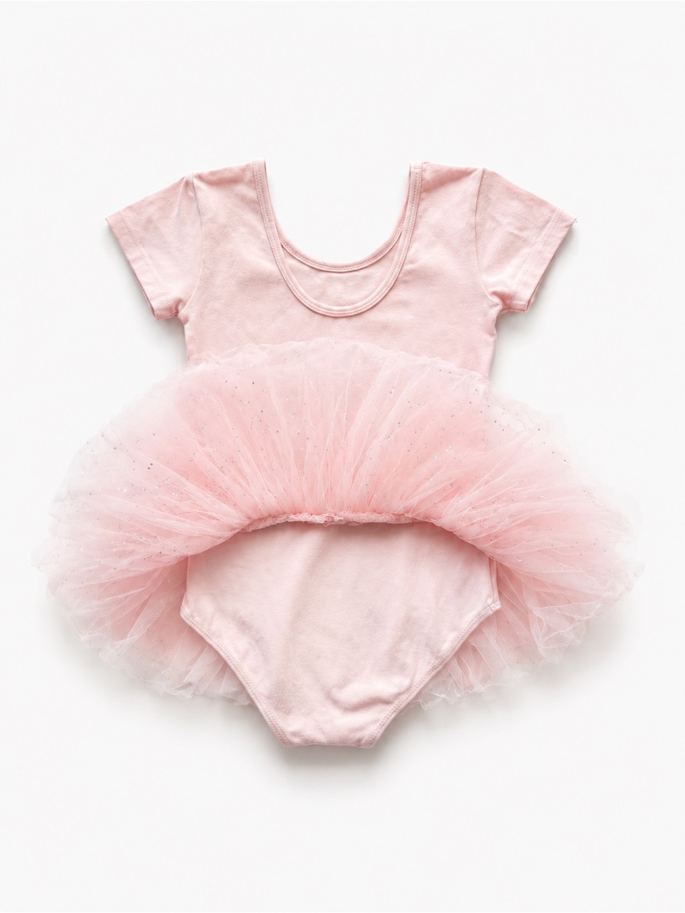 Pink Ballet Tutu Leotard Set with NEW 90D Dance Tights – Size 130 - Picture 4 of 5